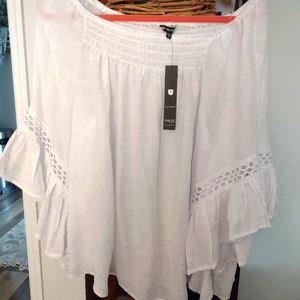 New with tags Off Shoulder Summer White top